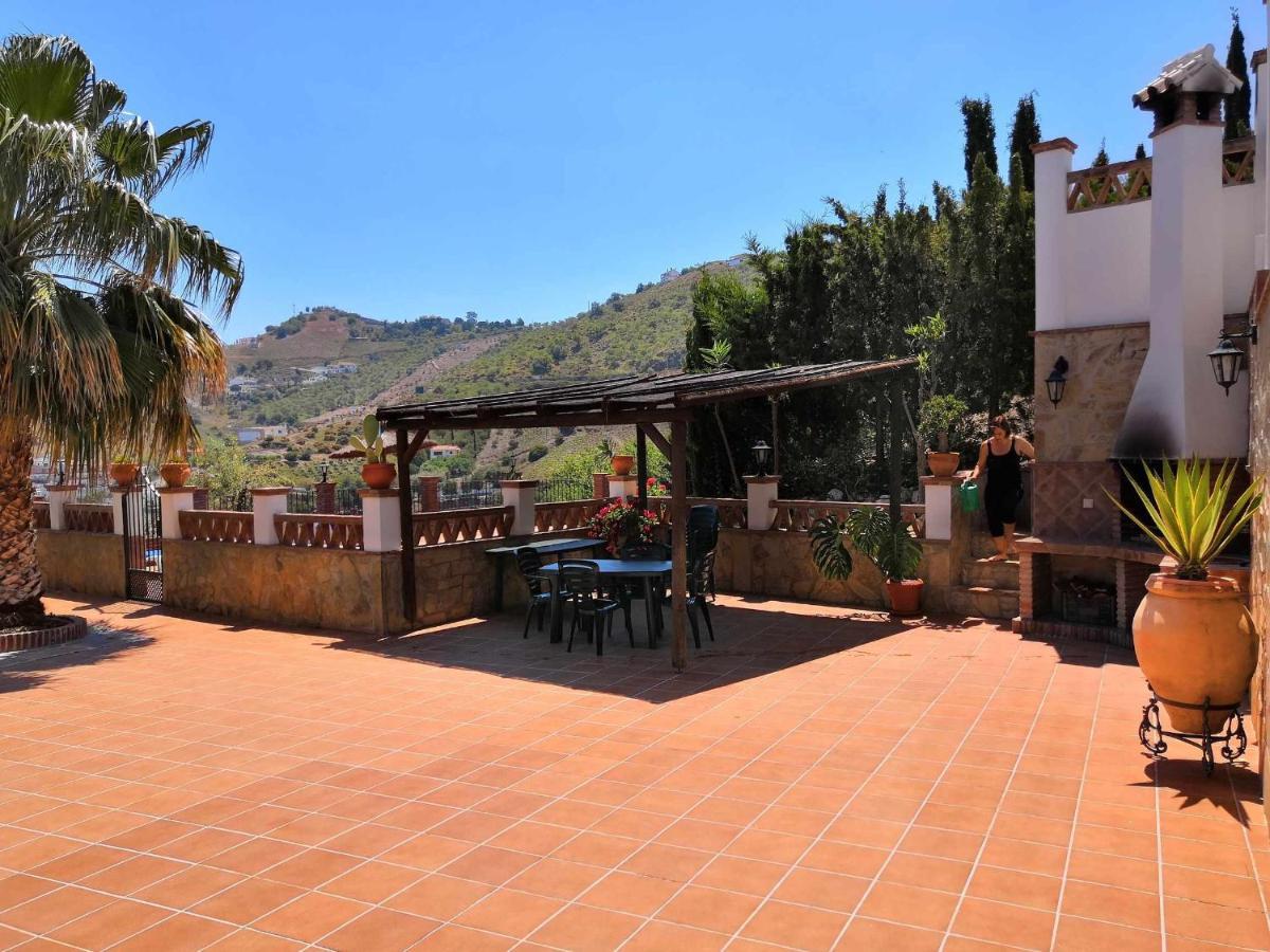 Casa Mirador Las Claras Con Piscina Privada Jardin Iznate Bagian luar foto